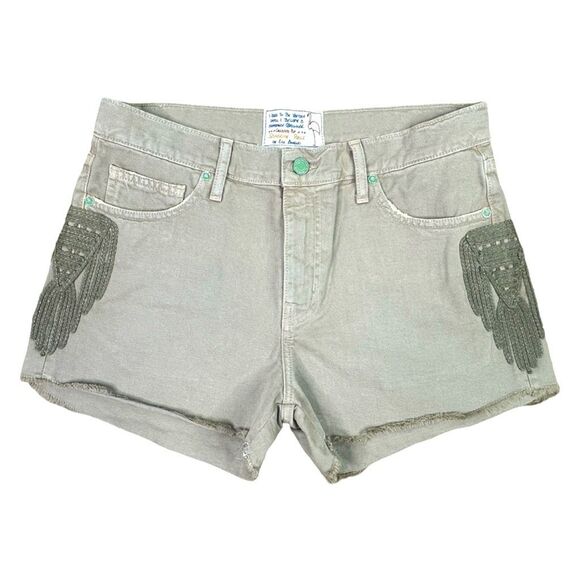 Sandrine Rose x Free People The Short - Size 28 - Sage - Picture 1 of 6
